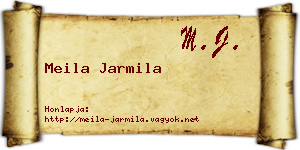 Meila Jarmila névjegykártya